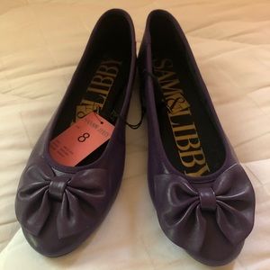 Sam & Libby purple ballet flats